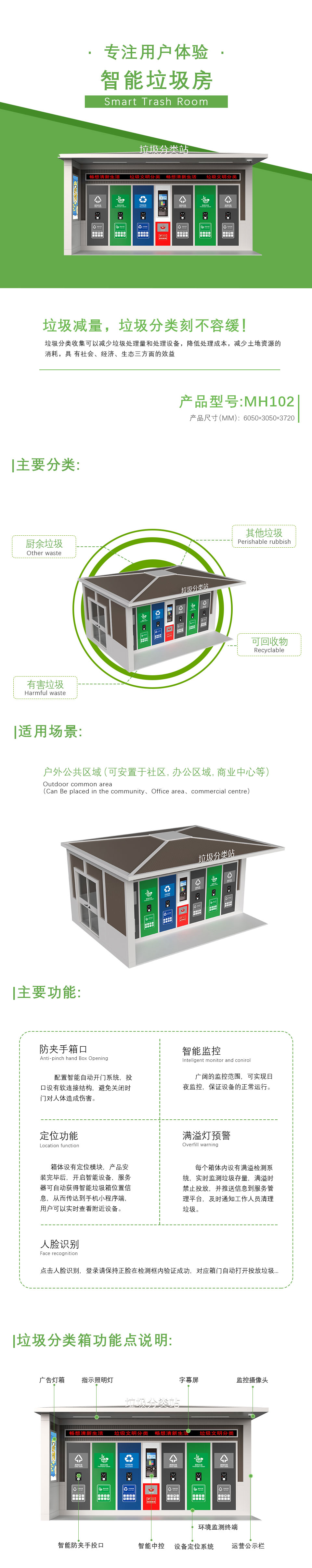 智能垃圾分類站