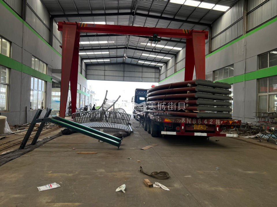 2022.10.9美城街具供應鹽城濱海公交候車亭發貨記錄 2022.10.9美城街具供應鹽城濱海公交候車亭發貨記錄