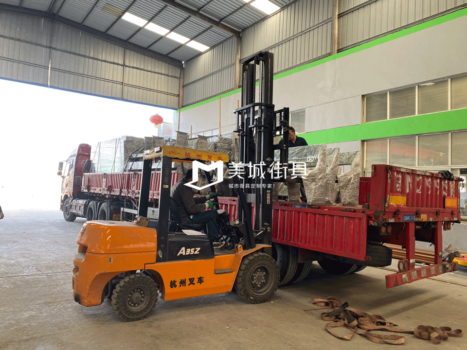 2022.11.8美城街具供應南京公交候車亭發貨記錄 2022.11.8美城街具供應南京公交候車亭發貨記錄