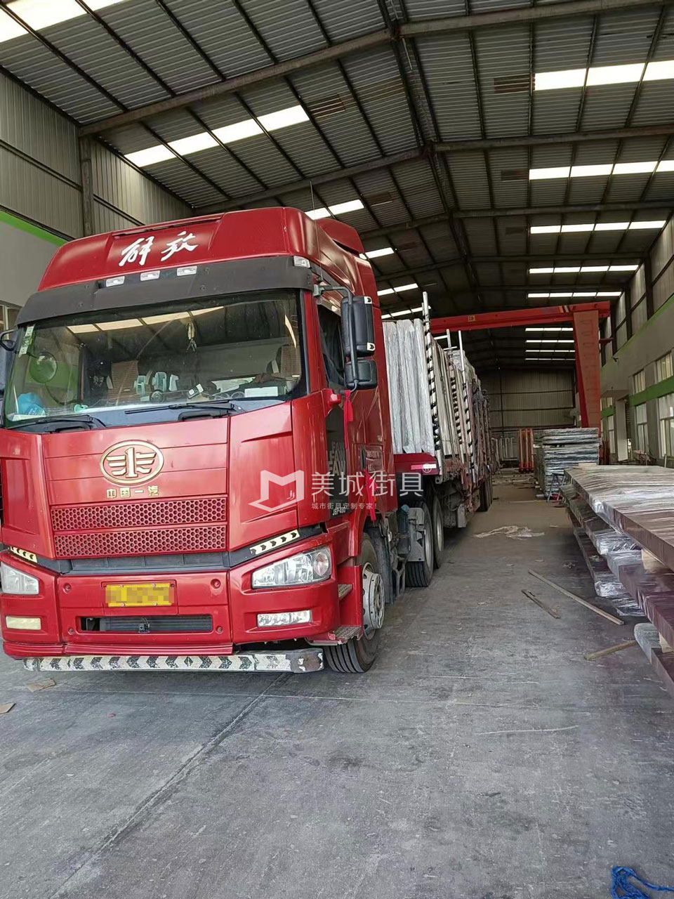 2023.5.15美城街具供應金寨第三車候車亭發貨記錄 2023.5.15美城街具供應金寨第三車候車亭發貨記錄